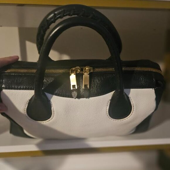 J. Crew Leather Tote (original black strap included) - Picture 4 of 6